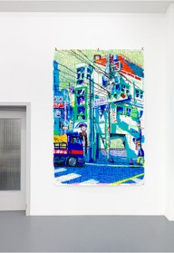 BIG LANDSCAPES (NAGASAKI) Gouache auf Aquarellpapier  240 x 175 cm